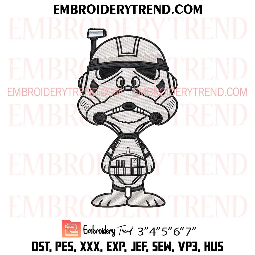 Snoopy as Stormtrooper Embroidery Design, Peanuts Marvel Machine Embroidery Digitized Pes Files Snoopy as Stormtrooper Embroidery Design, Peanuts Marvel Machine Embroidery Digitized Pes Files