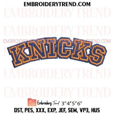 Knicks Embroidery Design, Baseball New York Knicks Pes Design File