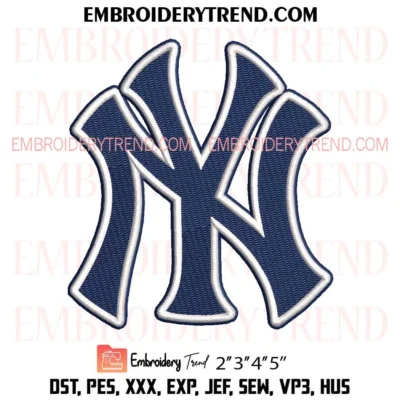 New York Yankees Cap Logo Embroidery Design – Baseball Pes Design File